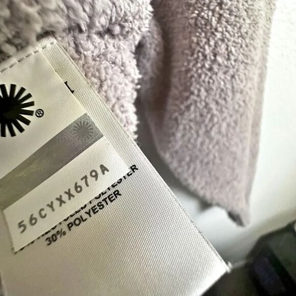 UGG | Paula Granite Tan Taupe Soft V-neck Pullover Sweater Oversized | Size XS - Picture 6 of 8